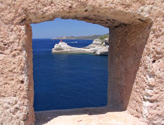 Entrance of the harbor