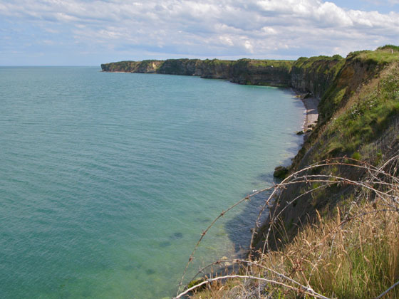 Pointe du Hoc cliffs