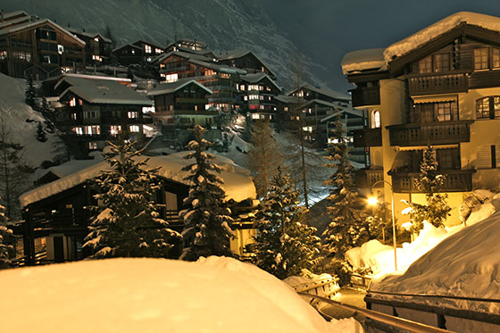 Zermatt by night