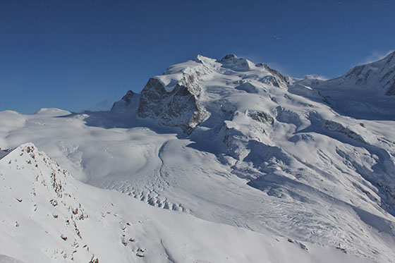Gorner Glacier and Monte Rosa
